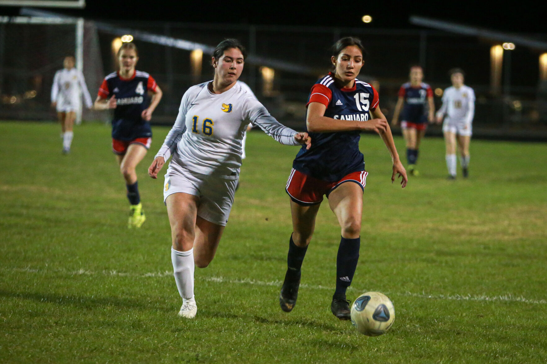 Sahuarita at Sahuaro high school girl's soccer
